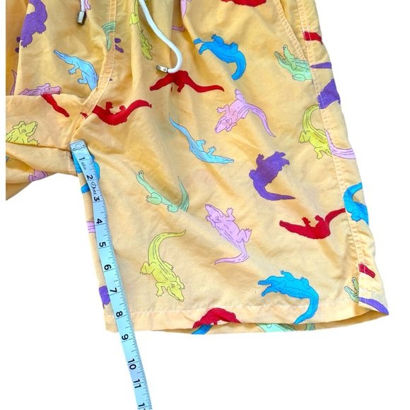NEW Retired Peter Millar Colorful Crocodile Mens Size XXL Swim Trunks Shorts - Picture 5 of 10